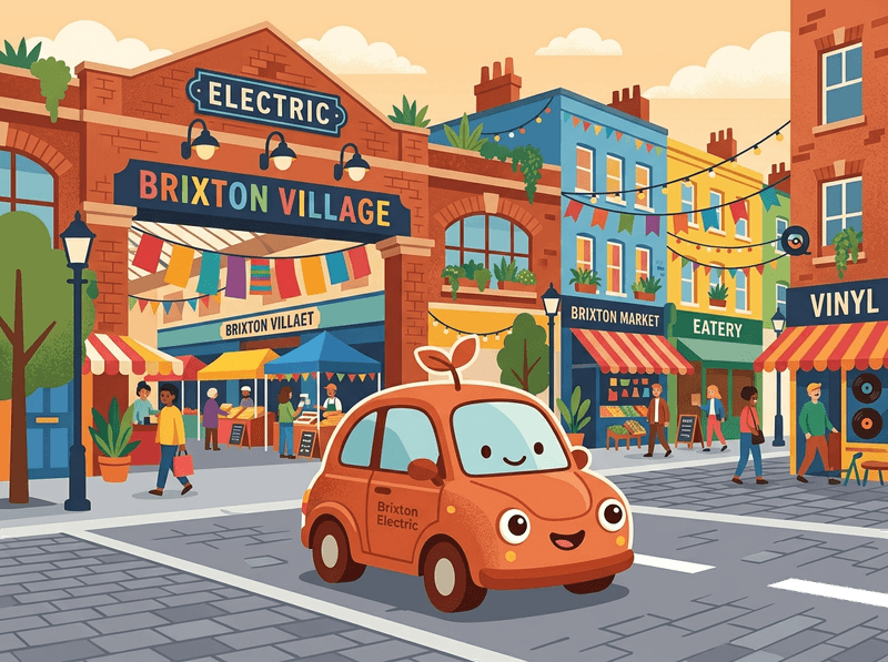 Illustration of a London landmark near Lambeth